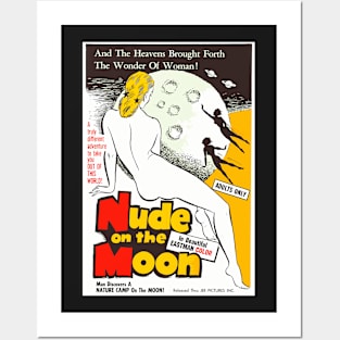 Nude On The Moon Posters and Art